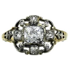 Antique English Georgian Diamond Ring