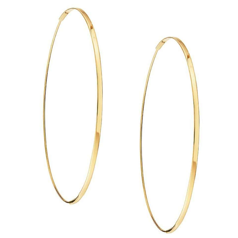 Lana flat magic hoop earrings Clearance