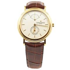 Vacheron Constantin Rose Gold Les Historiques Power Reserve Automatic Wristwatch 8