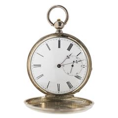 Breitling Stainless Steel Manual Wind Pocket Watch 3