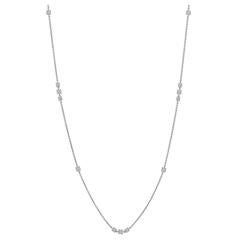 A. Link & Co. Diamond Gold Long Chain Necklace