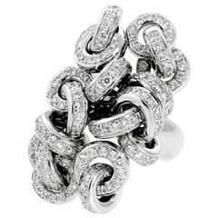 De Grisogono Diamond Cocktail White Gold Ring 6