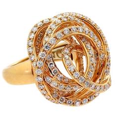 De Grisogono Matassa Diamond Rose Gold Ring 1