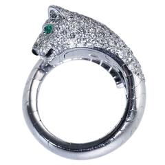 Cartier Diamond Emerald  Onyx 'Panthère' Ring