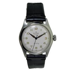 Rolex Watch Company Stainless Steel Men's Manual Winding Wristwatch