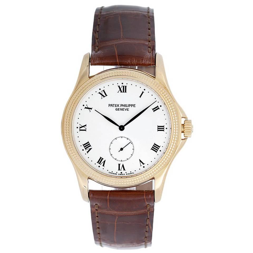 Patek Philippe Calatrava Yellow Gold Men's Watch 5115 J