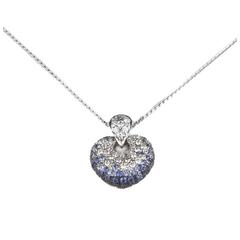 Sapphire and Diamond Pendant 6