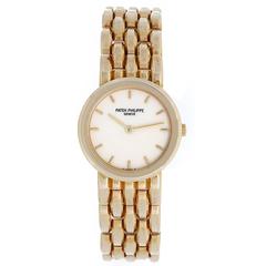 Patek Philippe Ladies Yellow Gold Calatrava Quartz Wristwatch 4748/3 