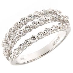 Diamond and Gold Band Ring 11