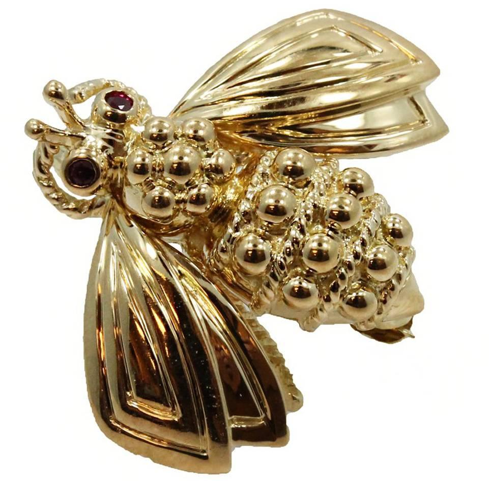 Tiffany & Co. Bee Gold Pin For Sale