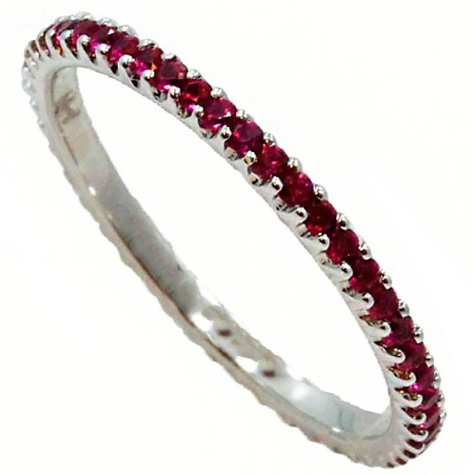 Ruby Eternity Band For Sale