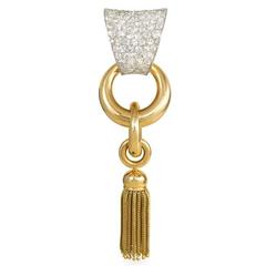 1940s Boucheron Diamond Tassel Brooch 7