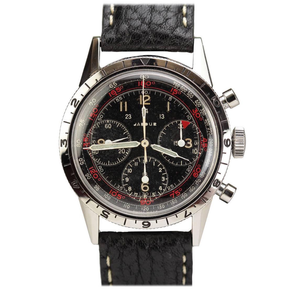 Jardur Edelstahl-Chronograph-Armbanduhr