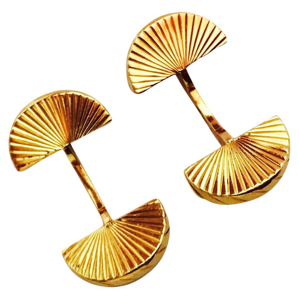 Cartier Paris Gold Cufflinks