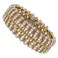 Mid-20th Century Diamond, Platinum and Gold Bracelet 3