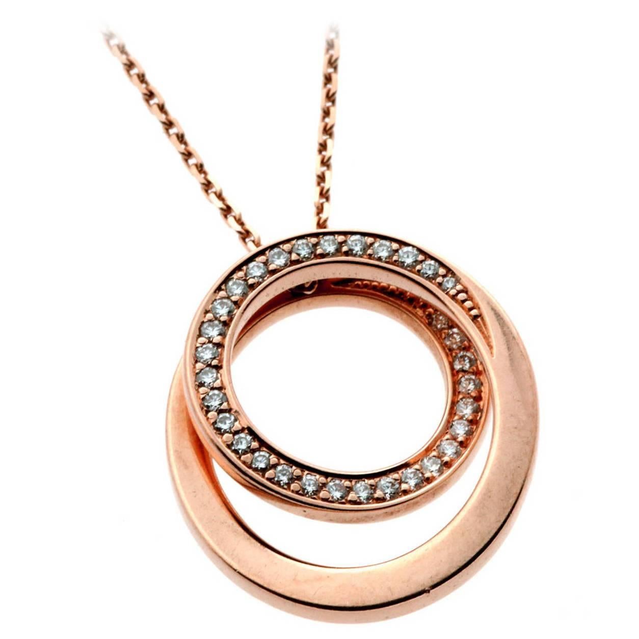 Cartier Nouvelle Vague Diamond Gold Necklace