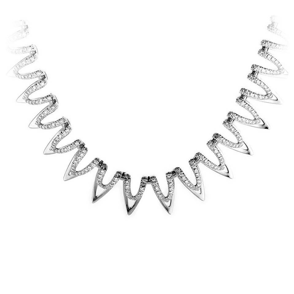 Piero Milano Diamond Gold Double Layer Necklace