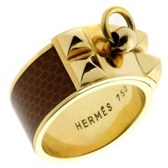 Hermes Collier de Chien Gold Ring