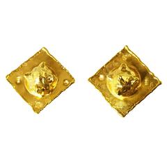 Jean Mahie Gold Earclips