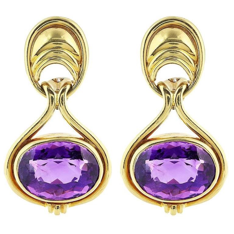Tiffany And Co Amethyst Earrings For At 1stdibs Tiffany Co Amethyst Earrings For