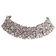 Carrera y Carrera Diamond Gold Wreath Choker Necklace 5