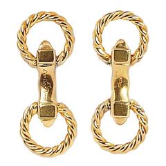 1970s Cartier Gold Cuff Links
