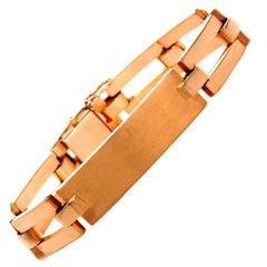 Vintage French Gold men's Bracelet