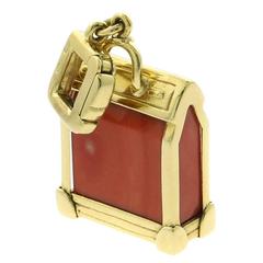 Louis Vuitton Coral Gold Keepall Pendant 11