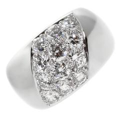 Cartier Magnificent Diamond Gold Dome Ring 8