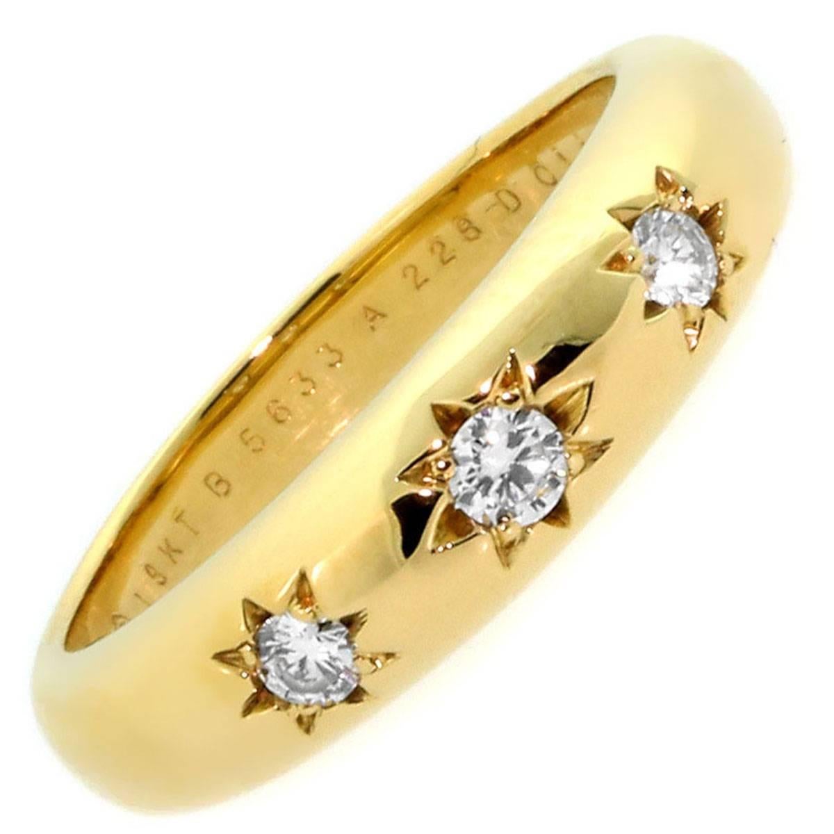 Van Cleef 
Arpels Starburst Diamond Gold Ring