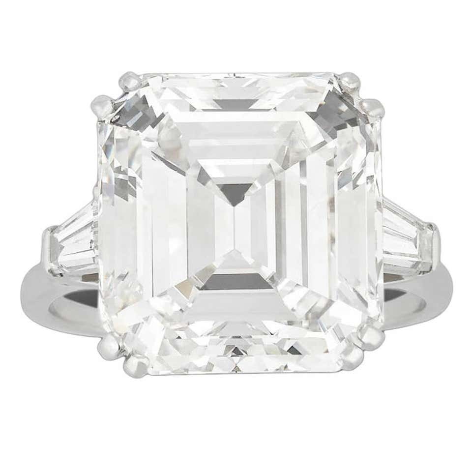 Harry Winston Diamond Ring 13.24 Carats at 1stDibs
