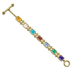 Elizabeth Locke Venetian Glass Intaglio Bracelet