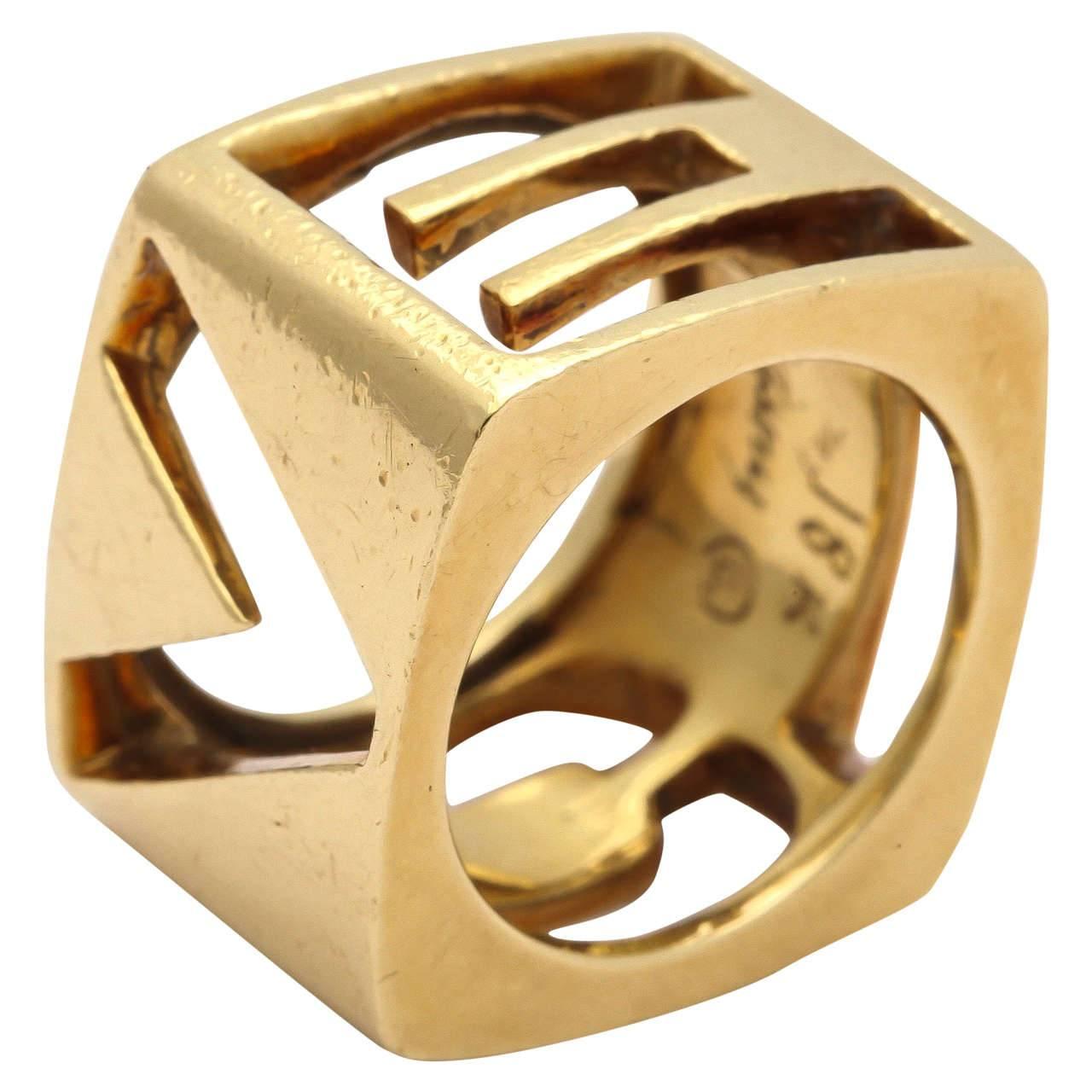 1970s Tiffany & Co. Gold Love Ring