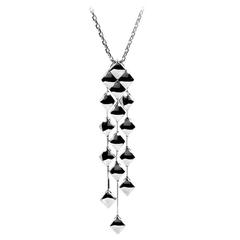 Chanel Matelasse White Gold Necklace 8