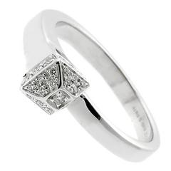 Gucci Diamond Gold Nailhead Ring 12