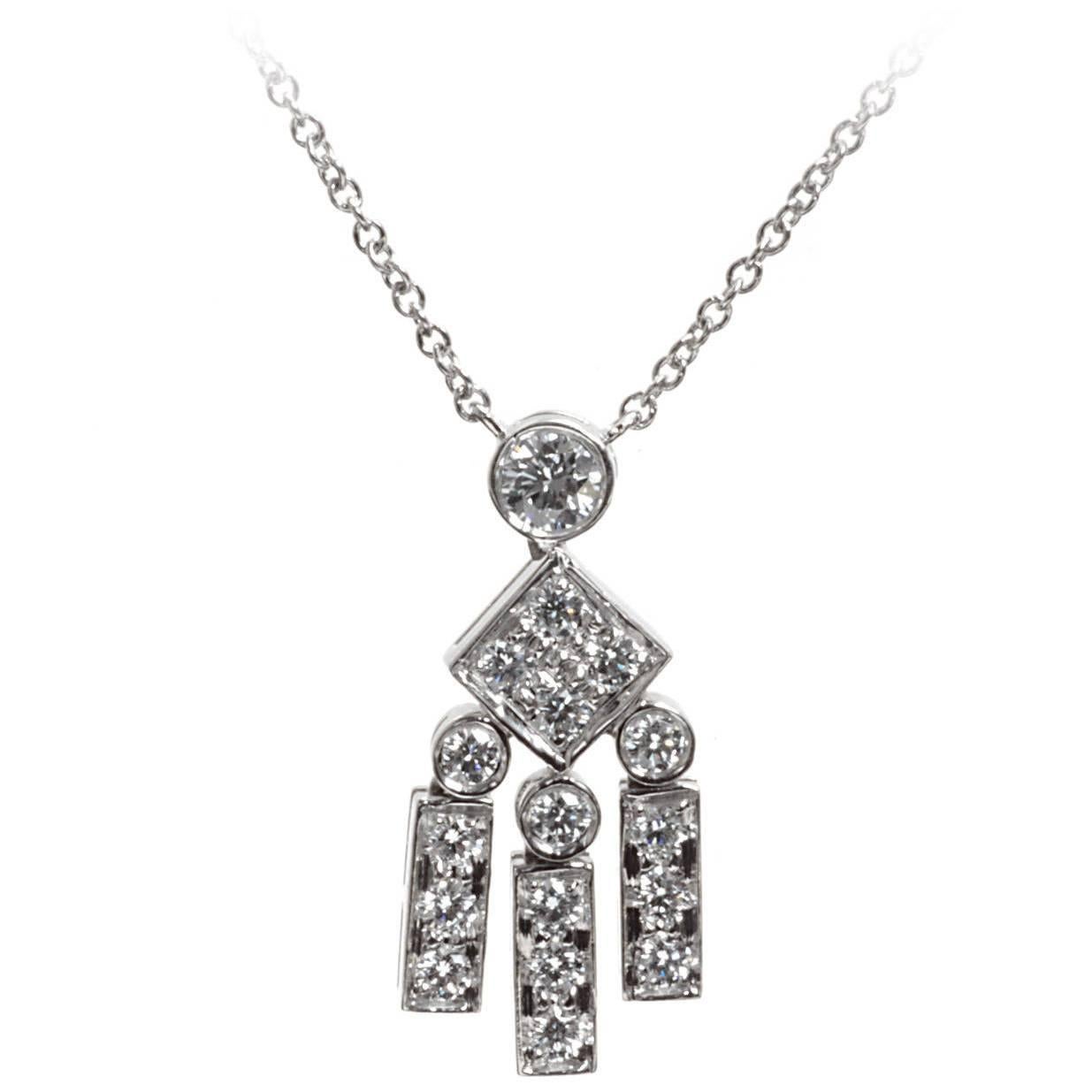 Tiffany & Co. Legacy Diamond Platinum Necklace