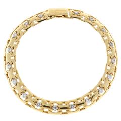 Absolute Diamond Gold Bismark Bracelet