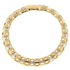 Absolute Diamond Gold Bismark Bracelet 