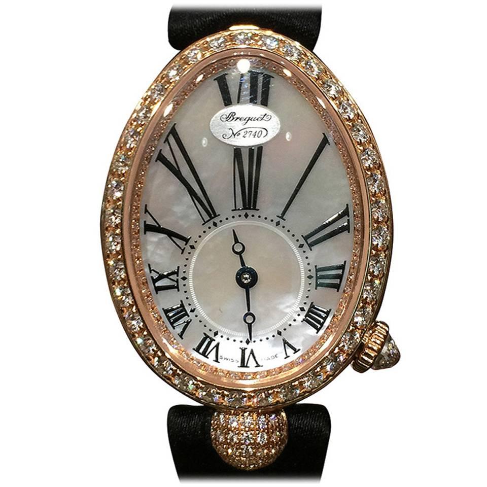 Breguet Lady
s Rose Gold Reine de Naples Wristwatch Ref 8928BR/51/844.DD0D
