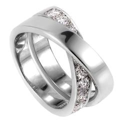 Bague en or avec diamants Cartier Paris Nouvelle Vague