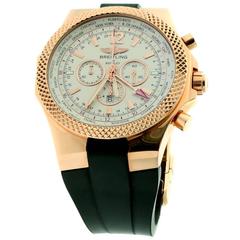 Breitling Rose Gold Bentley GMT Wristwatch