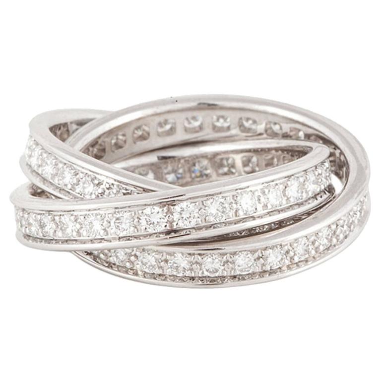 Cartier Trinity Ring Diamonds - 55 For 
