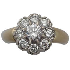 1980s Engagement Rings 100 For At 1stdibs 1 15 Carat Diamond And 18 Karat Gold Cer Ring Vintage French Circa 1980