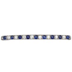 2.55Ct Diamond and 2.60Ct Sapphire Platinum Brooch - Antique Circa 1900 9