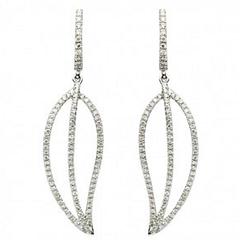Diamond Gold Drop or Dangle Earrings