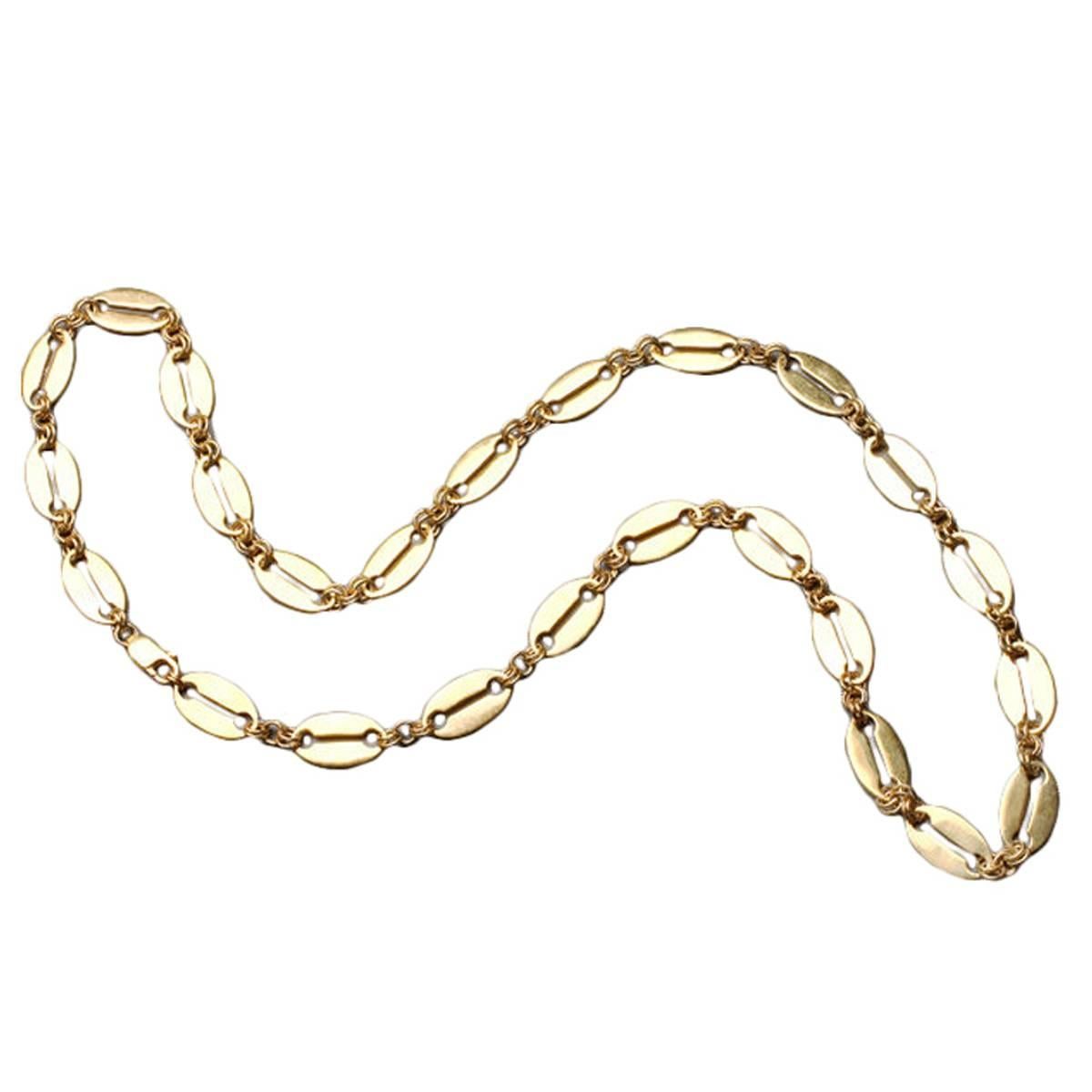 Russian Gilded Silver Link Chain by Marie Betteley