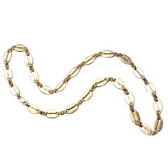 Marie E. Betteley Modern Gilded Silver Link Chain 12