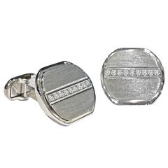1970s Piaget Diamond Gold Polo Cufflinks 8