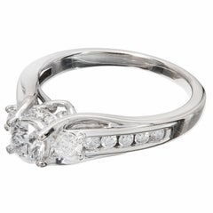 .46 Carat Queen Crown Diamond Gold Engagement Ring