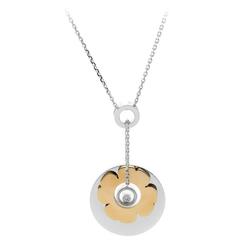 Chopard Happy Diamond Lucky Clover Gold Necklace